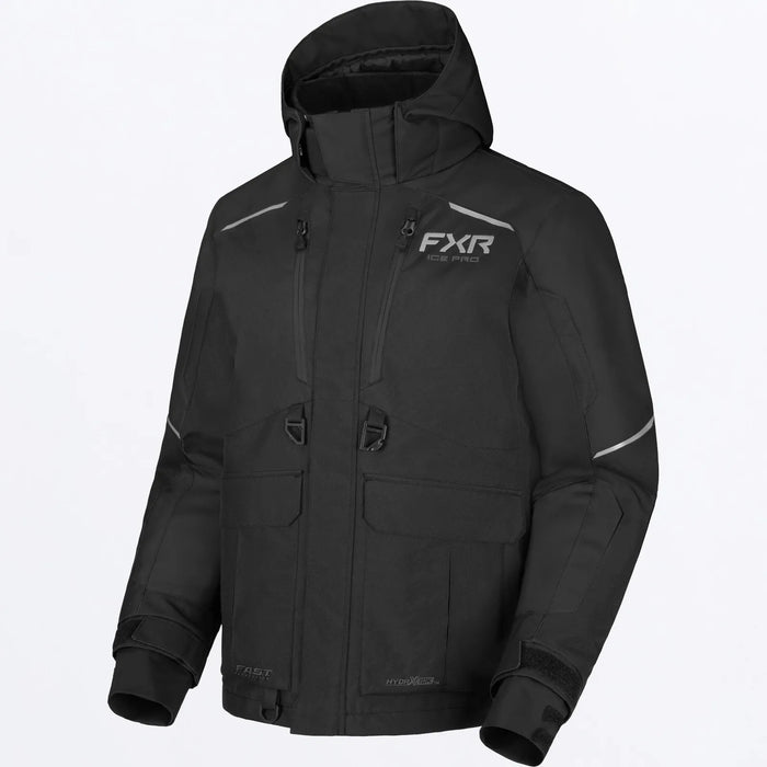 FXR Mens Excursion FX Jacket - Black, front view