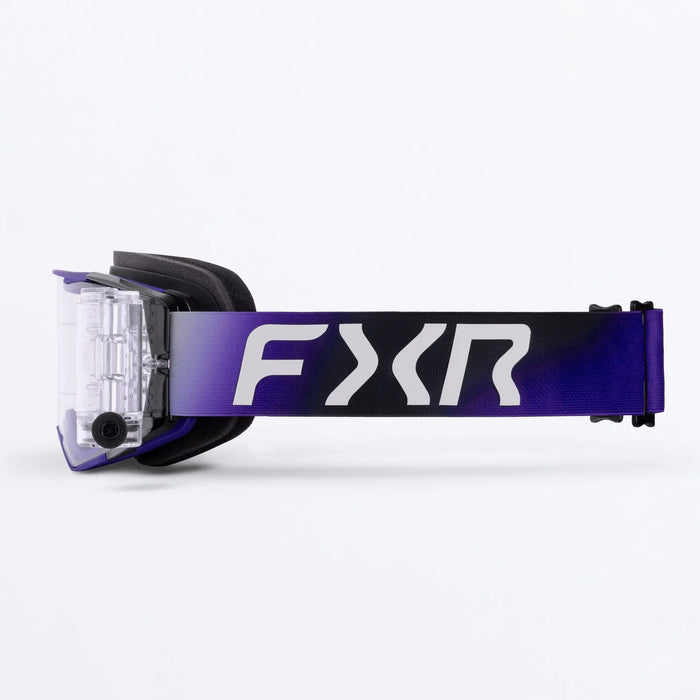 FXR FXR Factory Ride Roll-Off Goggle - Purple/Grey, view 2