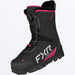 FXR X-Cross Pro BOA Boot 2027 - Black/Razz, front view