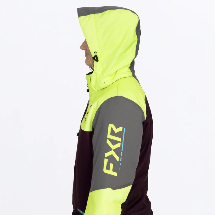 FXR Womens Revo F.A.S.T. Insulated Monosuit - Plum/TI/Muted Vis, view 6