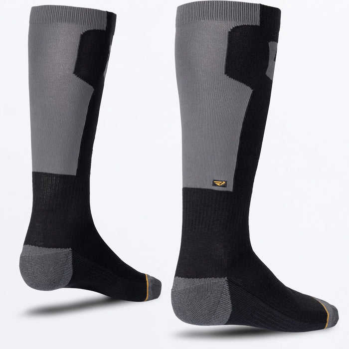 FXR Vapor Merino Sock - Asphalt/Black, view 2