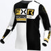 FXR Podium Pro Battalion MX Jersey - White/Black, front view