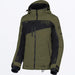 FXR Womens Edge 2-in-1 Jacket - Moss/Black, front view