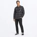 FXR Mens HD Flannel Shirt - Black/Asphalt, view 3