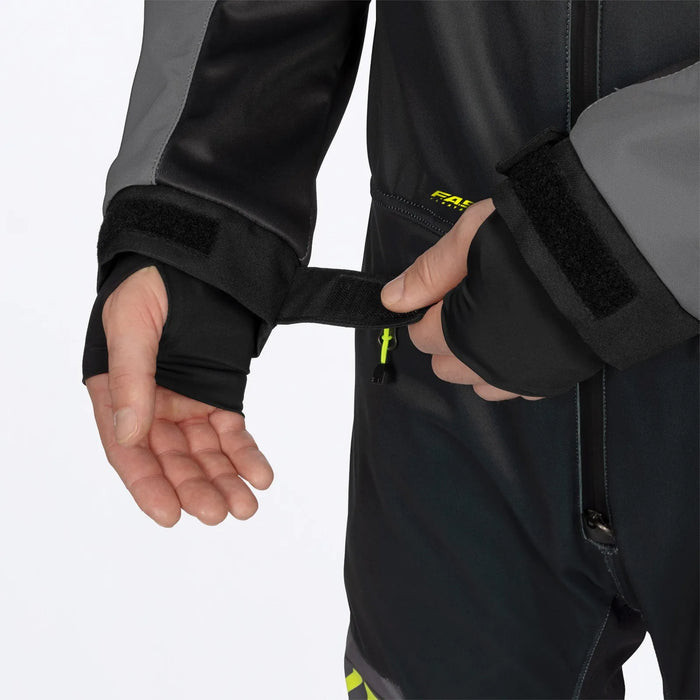 FXR Mens Revo F.A.S.T. Insulated Monosuit - Asphalt/Ti/HiVis, view 7