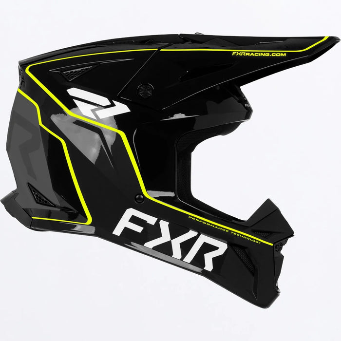 FXR Apex MX Helmet - HiVis, view 5