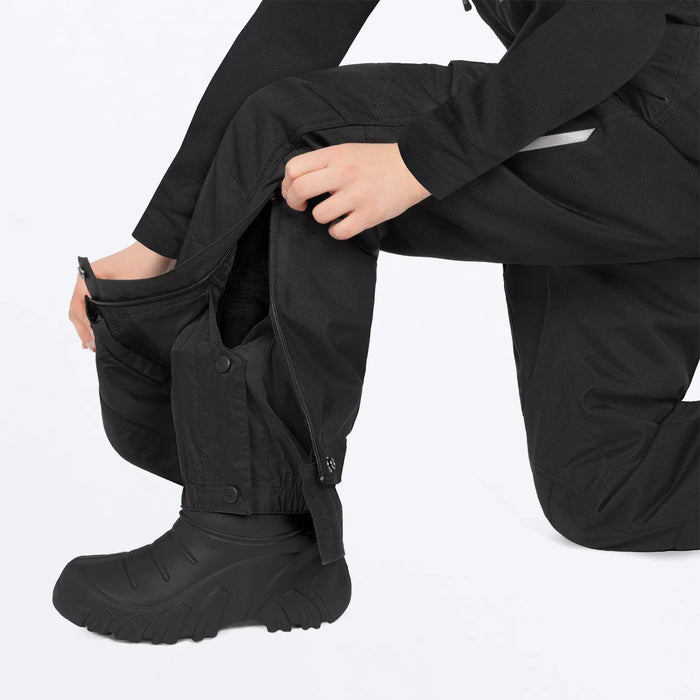 FXR Child Excursion FX Bib Pant - Black, view 6