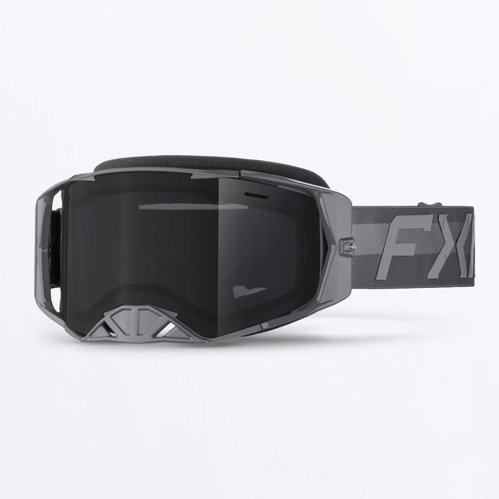 FXR FXR Factory Ride Goggle - Titanium, front view
