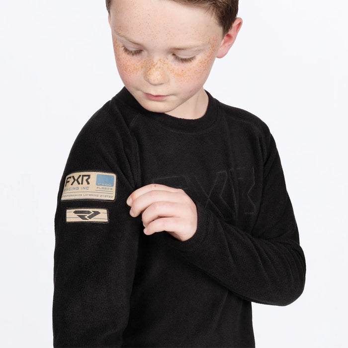 FXR Youth Pyro Thermal Set 2027 - Black, view 4