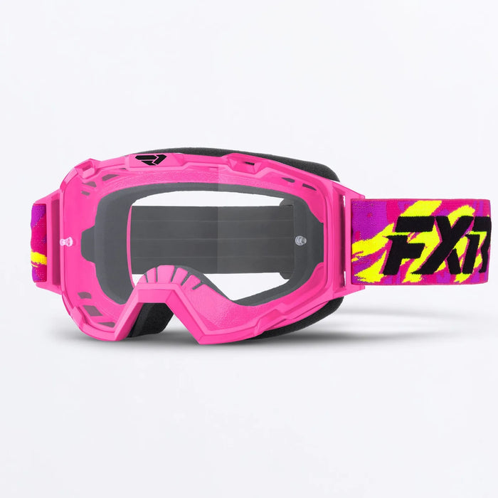 FXR Maverick Prime Youth MX Goggle - Psycho, front view