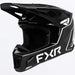 FXR Apex MX Helmet - Black, front view