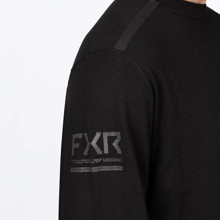 FXR Mens Tenacious Merino Longsleeve 2027 - Black, view 5