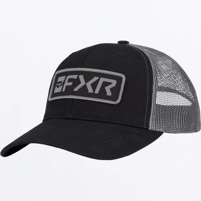 FXR Victory Hat - Black/Grey, front view