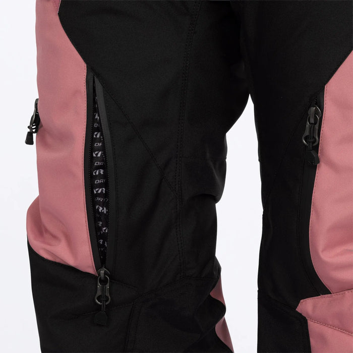 FXR Womens Cold Cross CX F.A.S.T. Monosuit - Black/Rose, view 8
