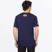 FXR Mens Race Division Premium T-Shirt - Navy/Red, view 2
