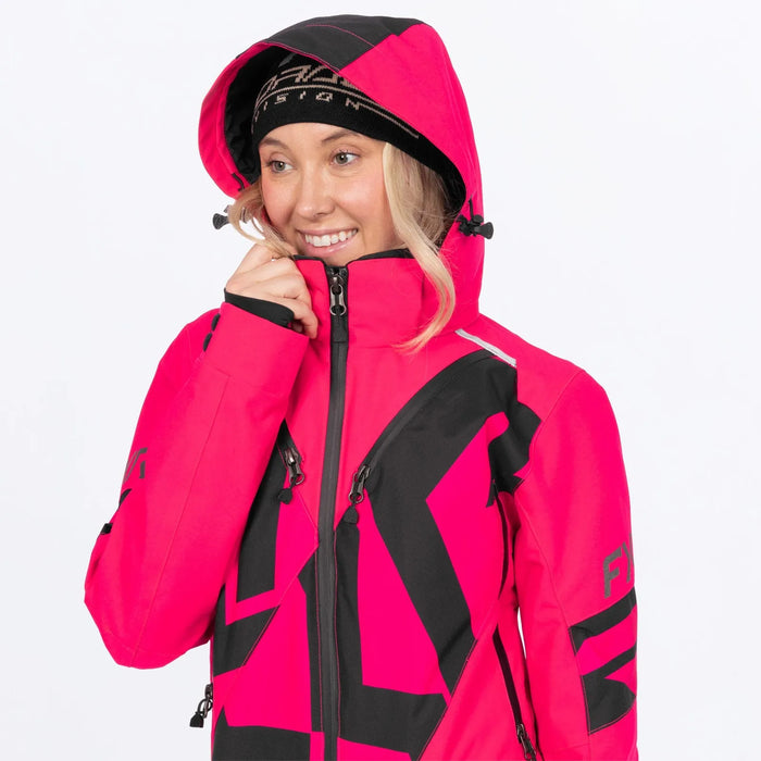 FXR Womens Cold Cross CX Lite Monosuit 2027 - Razz, view 8