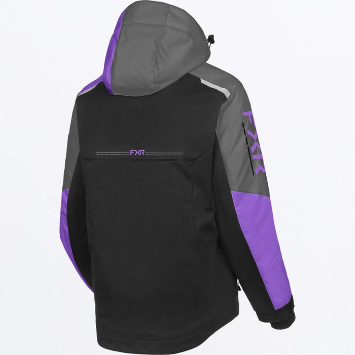 FXR Womens Fresh Jacket - Black/Amethyst/Char, view 2