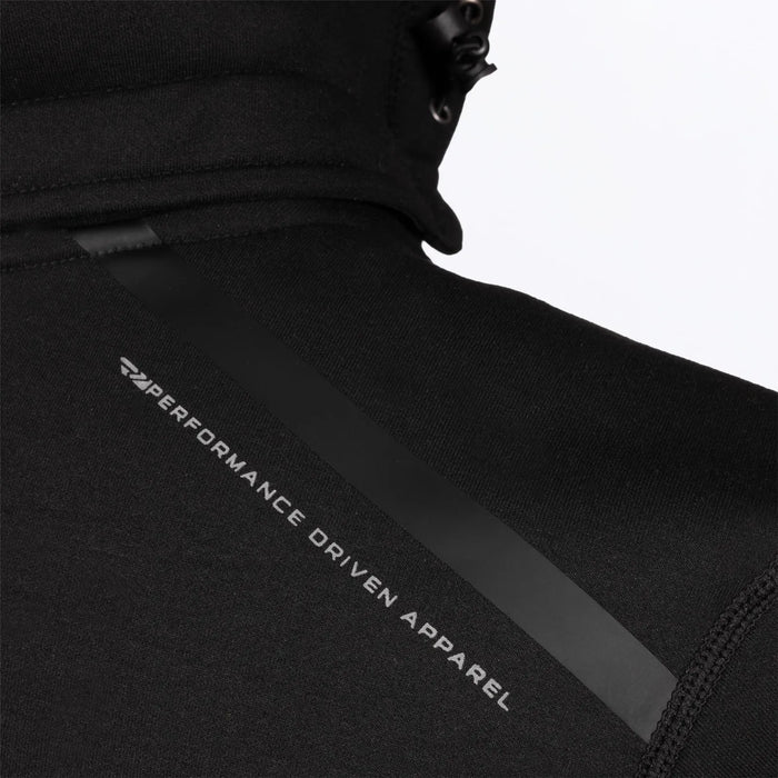 FXR Mens Altitude Tech 1/4 Zip Hoodie - Black/Moss, view 5