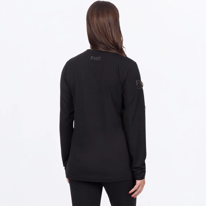 FXR Womens Surge Bamboo Longsleeve - Black, view 2