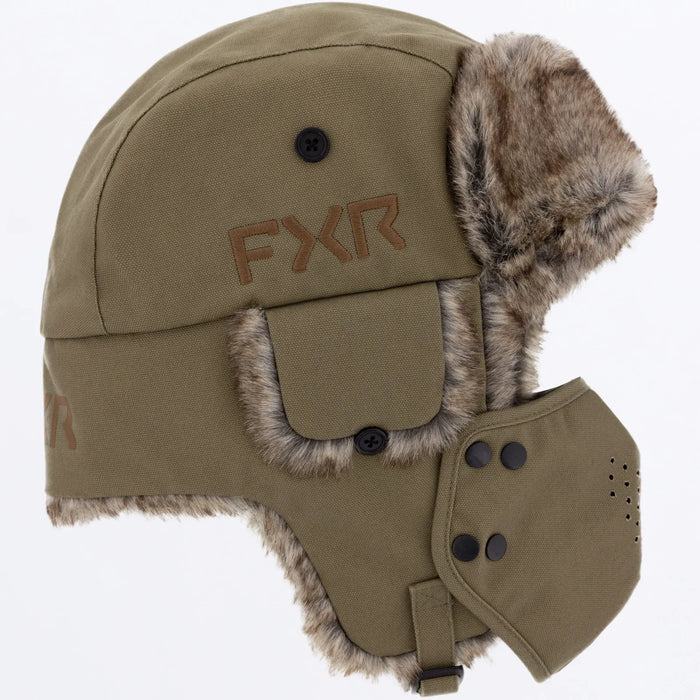 FXR Trapper Hat - Canvas/Umber, view 2