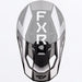FXR Apex Snow Helmet Peak - Grey/Titanium, front view