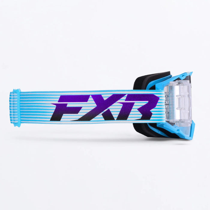 FXR Maverick Prime Roll-Off Goggle - Sky/Purple, view 4