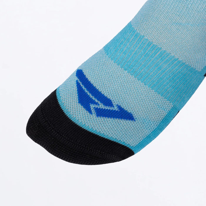 FXR Riding Sock AIR - Sky/Black, view 4