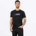 FXR Mens Rush Premium T-Shirt - Black/Blue, front view