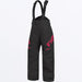 FXR Child Clutch Pant 2027 - Black/Razz, front view