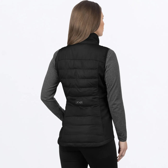 FXR Womens Phoenix Windproof Quilted Vest - Black, view 2