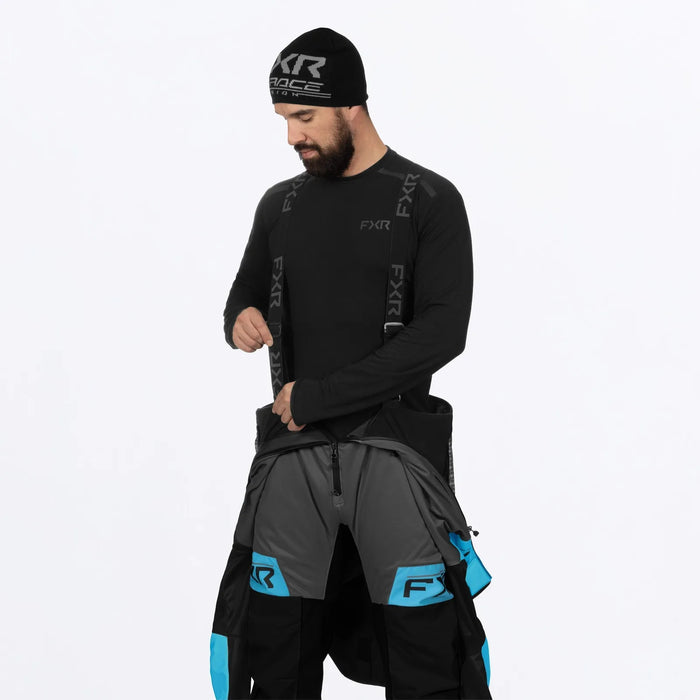 FXR Mens Revo Lite Monosuit - Blue/Ti/Black, view 10