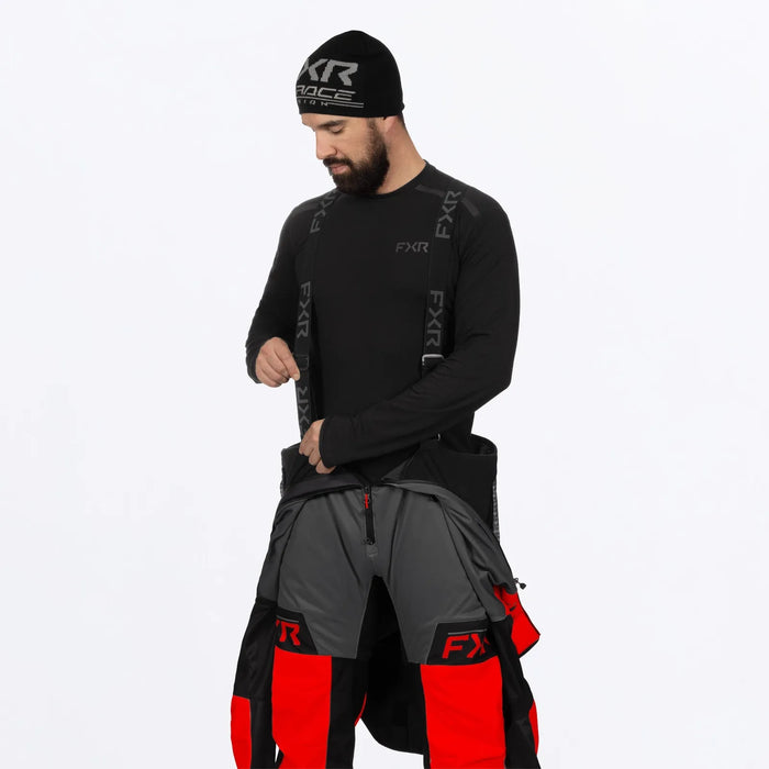 FXR Mens Revo F.A.S.T. Insulated Monosuit - Red/Ti/Black, view 7