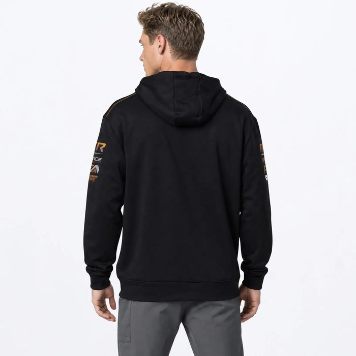FXR Mens Race Division Tech Pullover Hoodie - Black/Kash, view 3