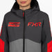 FXR Youth Vertical Monosuit - Ti/Asphalt/Red, view 6