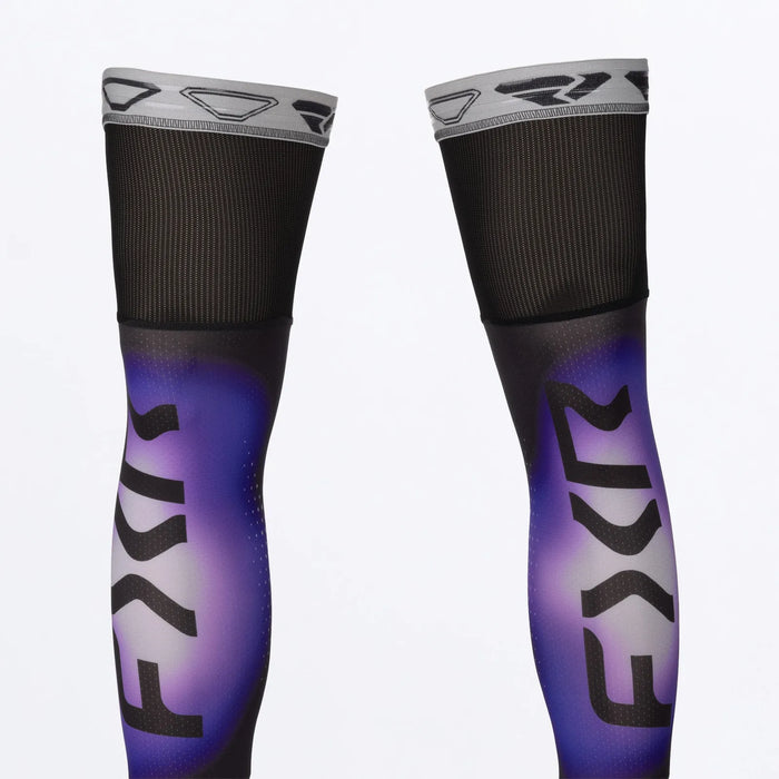 FXR Riding Sock AIR - Black/Purple, view 4