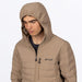 FXR Mens Podium Windproof Quilted Jacket - Canvas/Black, view 5