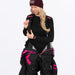 FXR Womens Cold Cross CX F.A.S.T. Monosuit - Black/Razz-Blue Fade, view 12