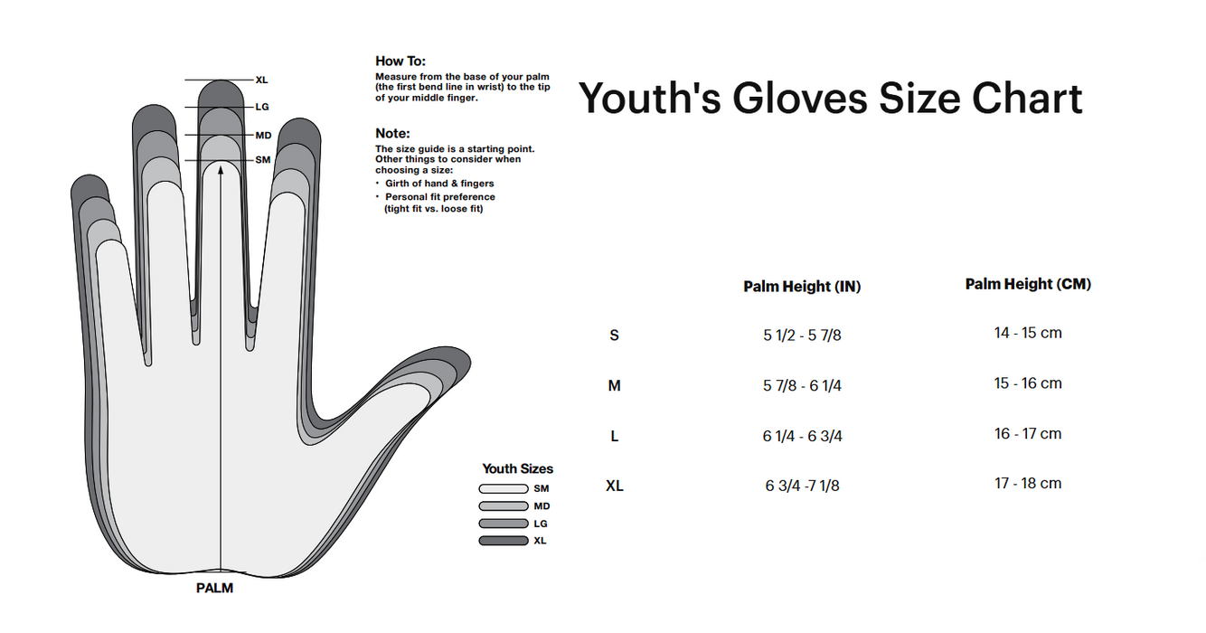100% Youth Brisker Gloves