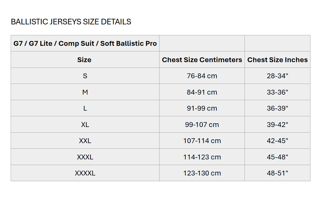 EVS G7 Lite Ballistic Jersey