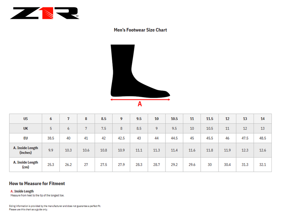 Z1R Mens Frontline Boots
