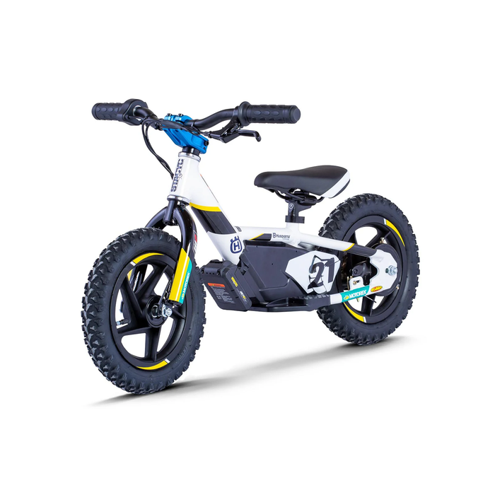 Stacyc 12eDrive Husqvarna Replica E-Bike for Ages 3-5