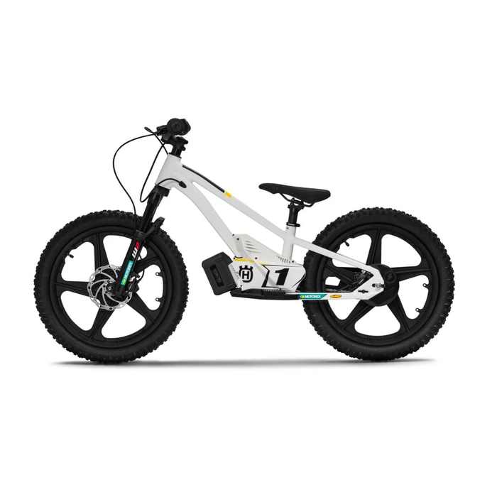 Stacyc 18eDrive Husqvarna Replica E-Bike for Ages 8-10