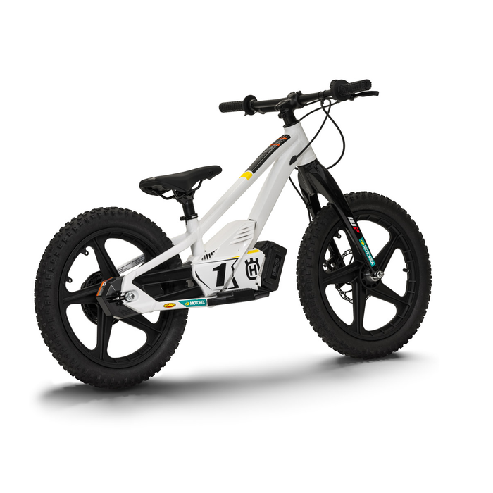 Stacyc 18eDrive Husqvarna Replica E-Bike for Ages 8-10