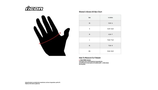 Icon Pursuit Classic Womens Gloves