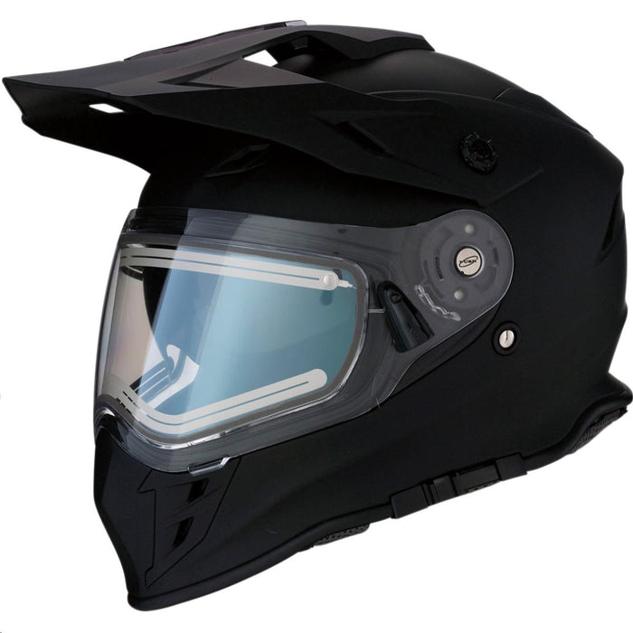 Z1R Range Solid Snow Helmet with Electric Shield