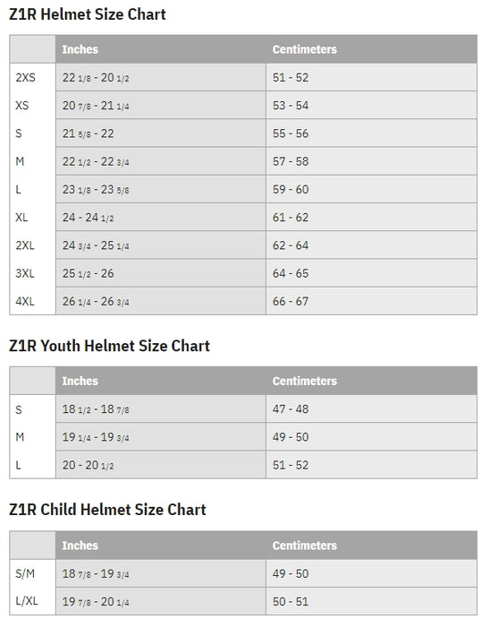 Z1R Rise Flame Youth Helmet