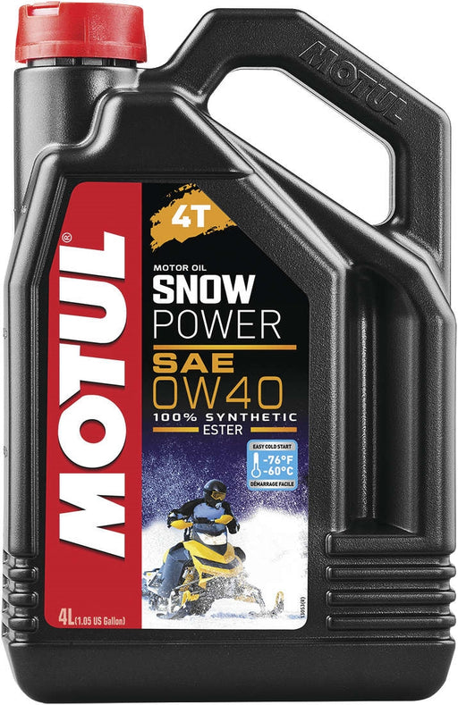 Motul Snowmobile Power 4T 4-Stroke Motor Oil - 0W40
