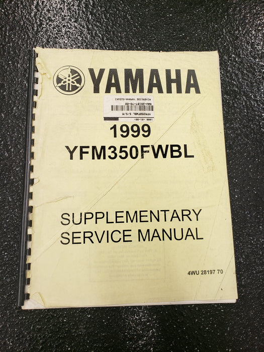 Service & Owner's Manuals (See Below For Application)