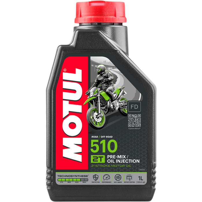 Motul 510 2T 2-Stroke Synthetic Motor Oil