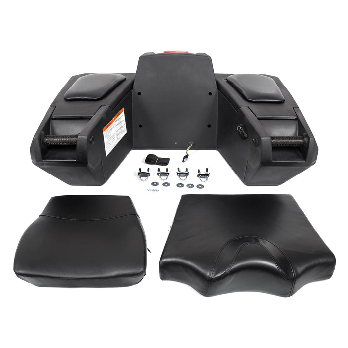 Kimpex Deluxe Trunk with Backrest Pad Armrest & Heated Grips